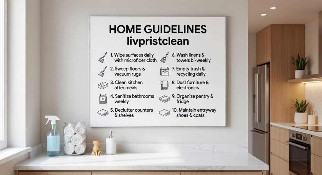home guidelines livpristclean