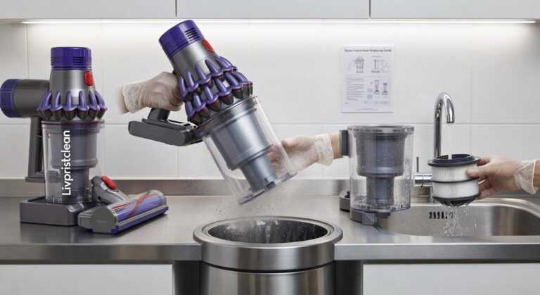 how to empty a dyson vacuum livpristclean