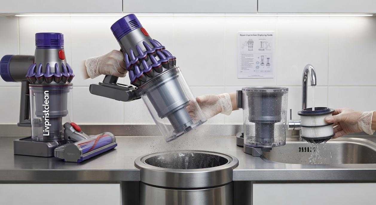 How to Empty a Dyson Vacuum Livpristclean