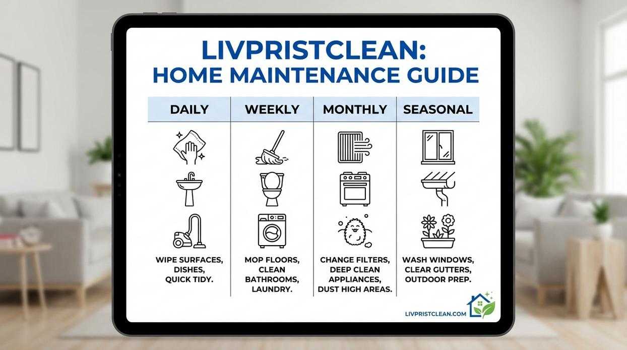Maintenance Info for Clean Homes Livpristclean