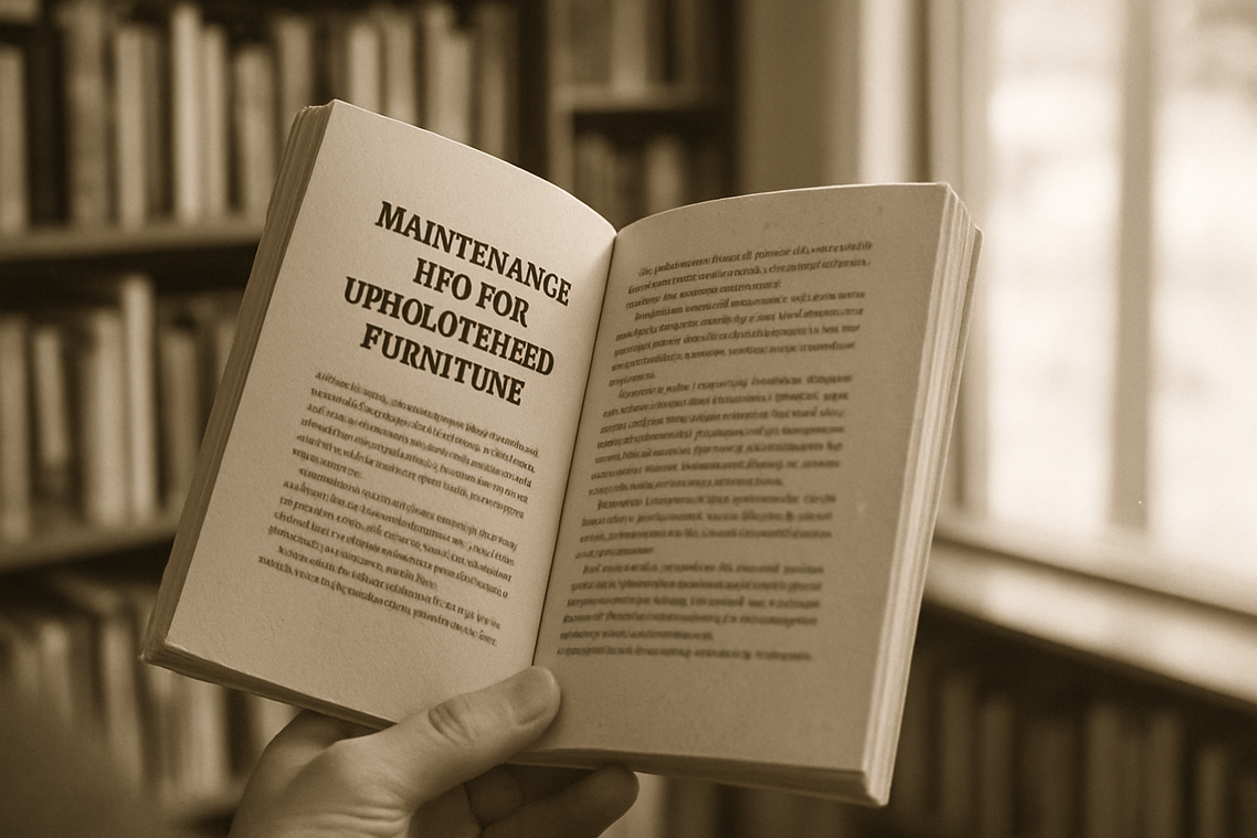 upholstery maintenance